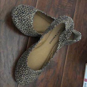 Emmie flat from Lucky Brand® in leopard print